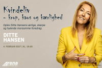 Foredrag med Ditte Hansen: Kvindeliv – krop, kaos og kærlighed