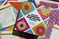 Hæklede oldemorfirkanter - Kortsæt