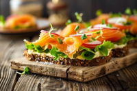 Smørrebrød ad libitum på Gram slot 